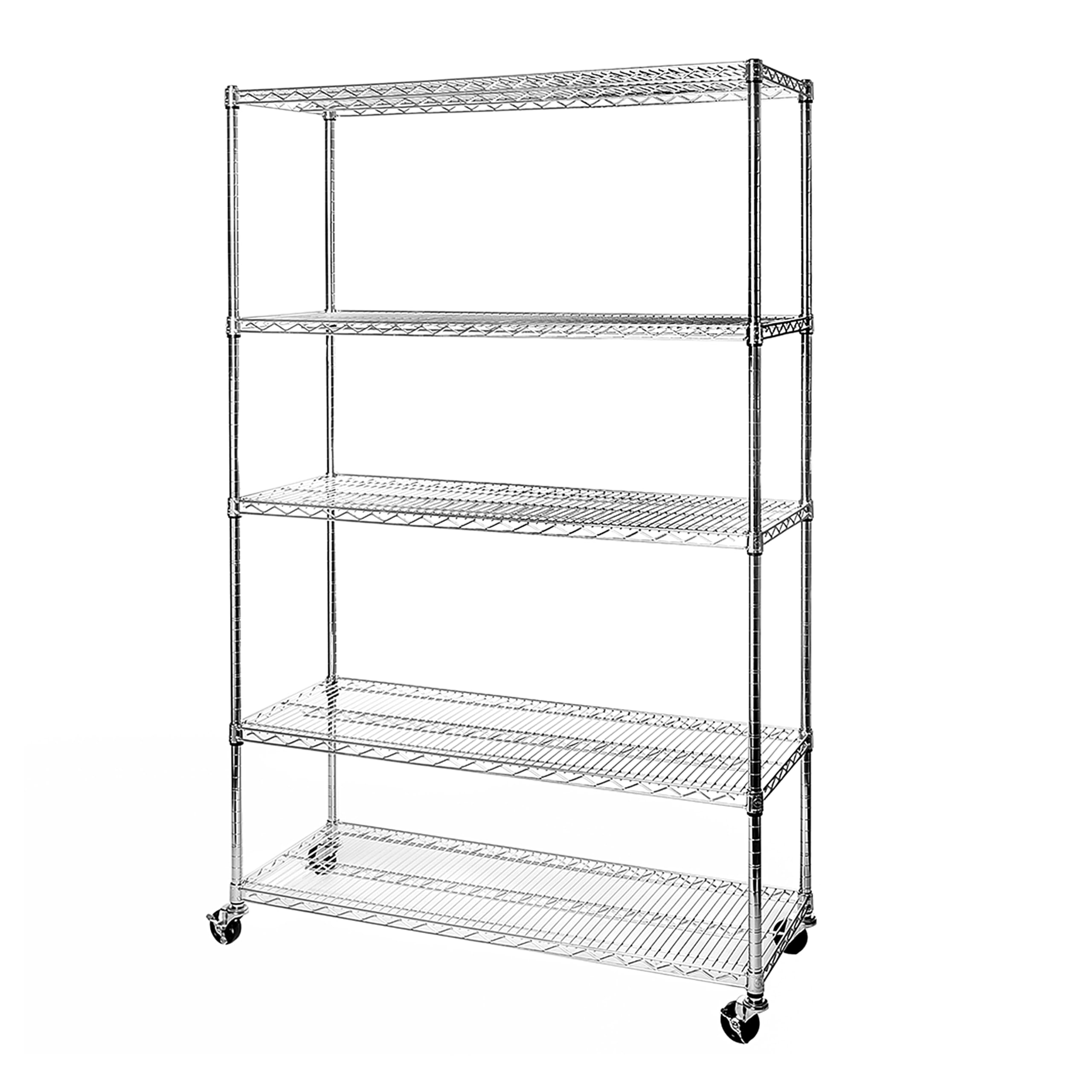 Seville Classics UltraDurable Heavy Duty NSF Solid Steel Wire Rack Storage Unit Organizer for Warehouse Office Restauran